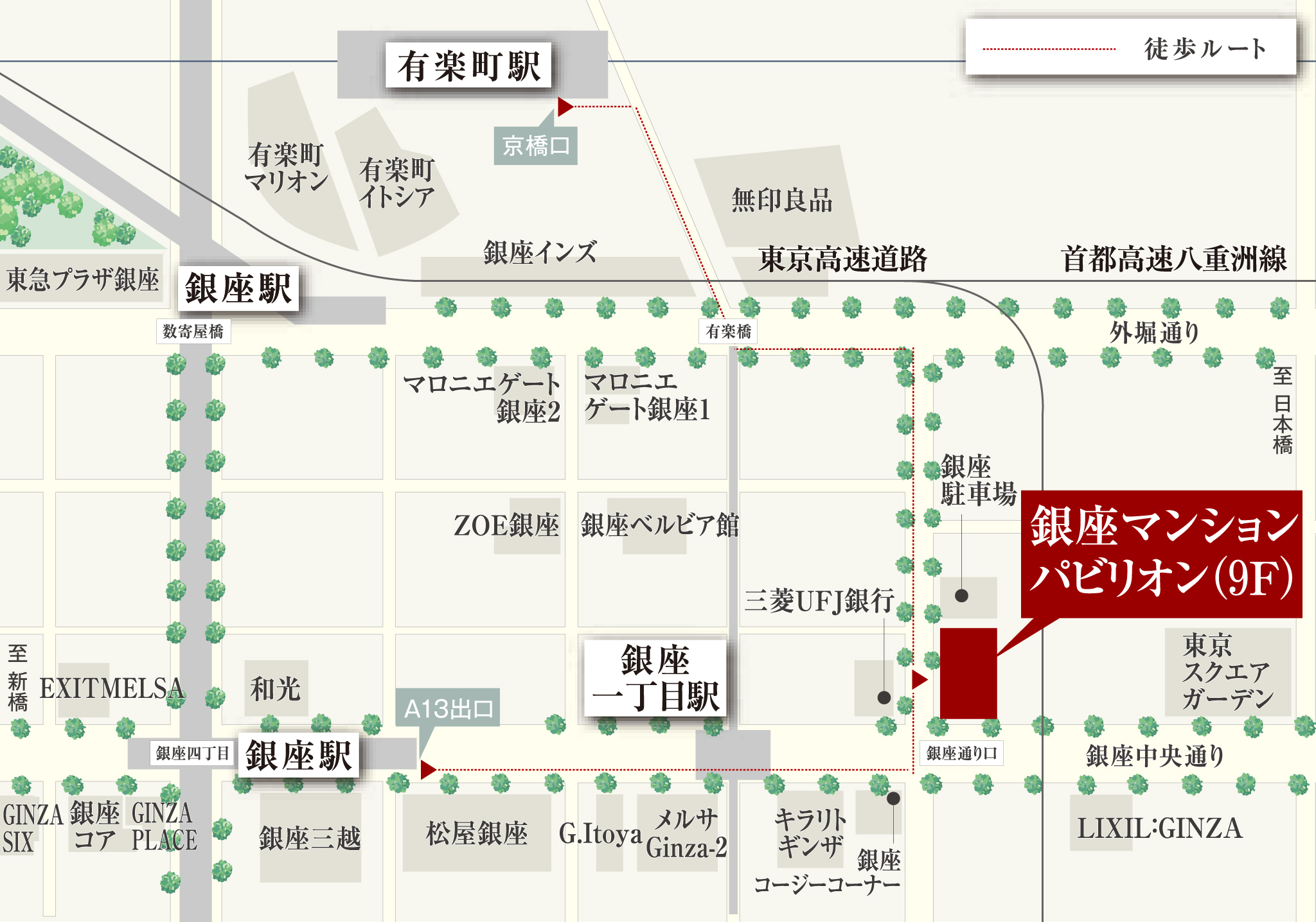 公式 ザ クレストタワー熱海 案内図